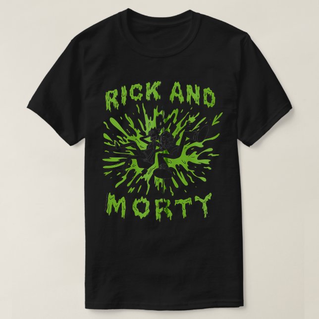 Rick och Morty Acid Drop Zip T Shirt (Design framsida)