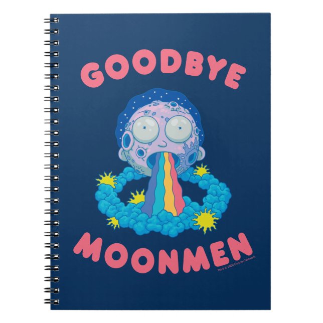 RICK OCH MORTY™ | Adjö Moonmen Anteckningsbok (Framsidan)
