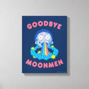 RICK OCH MORTY™ Adjö Moonmen Canvastryck