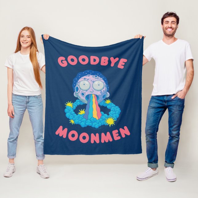 RICK OCH MORTY™ | Adjö Moonmen Fleecefilt (På plats)