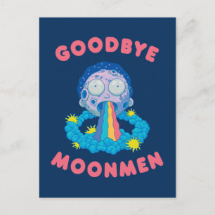 RICK OCH MORTY™ Adjö Moonmen Inbjudan Vykort