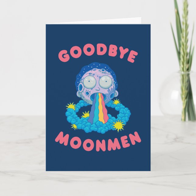 RICK OCH MORTY™ | Adjö Moonmen Kort (Framsida)