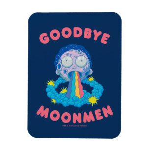 RICK OCH MORTY™ Adjö Moonmen Magnet