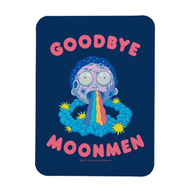 RICK OCH MORTY™ | Adjö Moonmen Magnet (Vertikal)