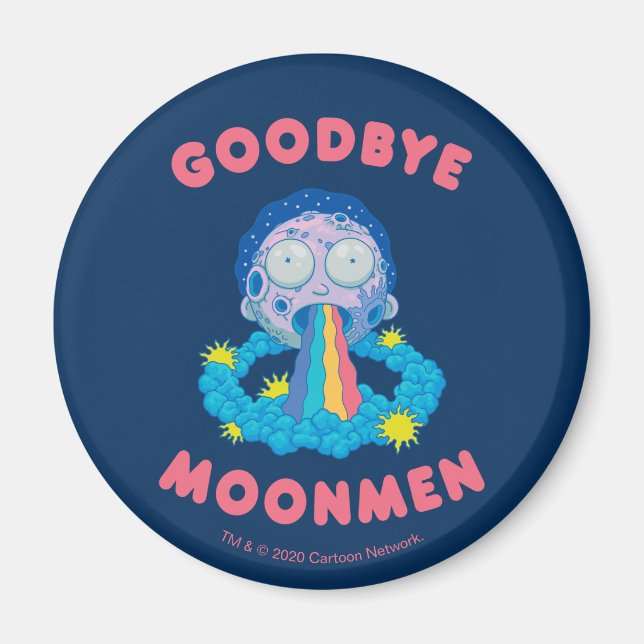 RICK OCH MORTY™ | Adjö Moonmen Magnet (Framsidan)