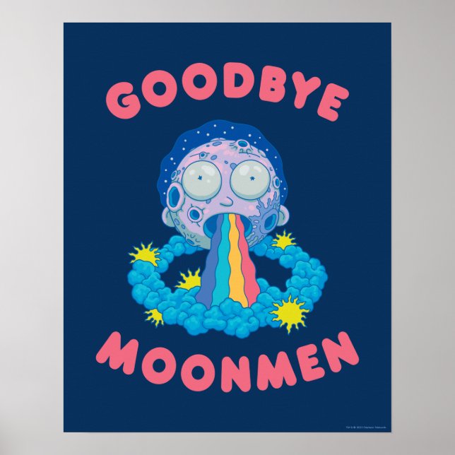 RICK OCH MORTY™ | Adjö Moonmen Poster (Framsidan)