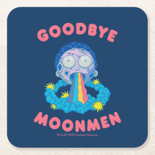 RICK OCH MORTY™ Adjö Moonmen Underlägg Papper Kvadrat
