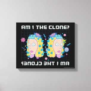 RICK OCH MORTY™ Är jag klonen? Canvastryck
