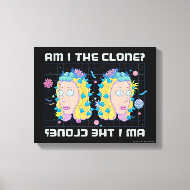 RICK OCH MORTY™ | Är jag klonen? Canvastryck (Framsida)