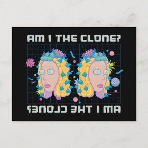 RICK OCH MORTY™   Är jag klonen? Inbjudan Vykort