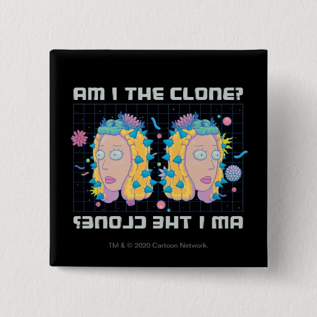 RICK OCH MORTY™ | Är jag klonen? Knapp (Framsida)