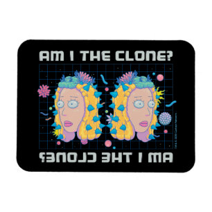 RICK OCH MORTY™ Är jag klonen? Magnet
