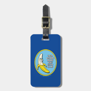 RICK OCH MORTY™  Banana Rick Badge Bagagebricka