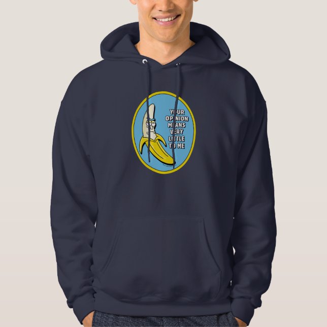 RICK OCH MORTY™ | Banana Rick Badge Hoodie (Framsida)