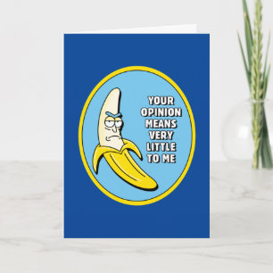 RICK OCH MORTY™   Banana Rick Badge Kort
