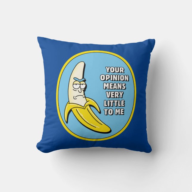 RICK OCH MORTY™ | Banana Rick Badge Kudde (Framsida)