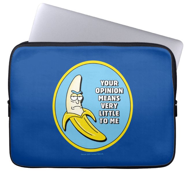 RICK OCH MORTY™ | Banana Rick Badge Laptop Fodral (Framsidan)