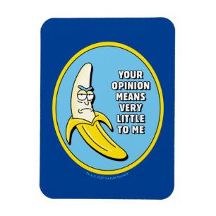 RICK OCH MORTY™ Banana Rick Badge Magnet
