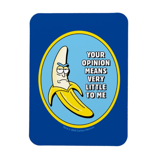 RICK OCH MORTY™ | Banana Rick Badge Magnet (Vertikal)