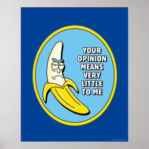 RICK OCH MORTY™ Banana Rick Badge Poster