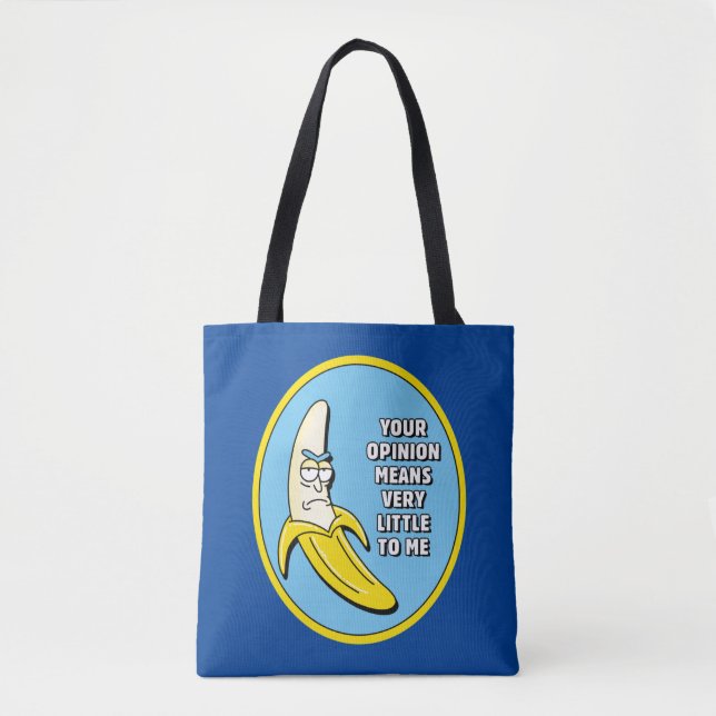 RICK OCH MORTY™ | Banana Rick Badge Tygkasse (Framsida)