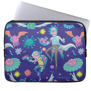 RICK OCH MORTY™ Bland smittade celler i Mönste Laptop Fodral