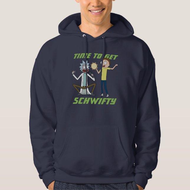 RICK OCH MORTY™ | Dags att hämta Schwifty Hoodie (Framsida)