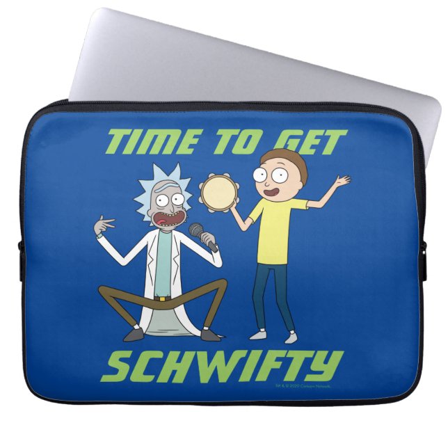 RICK OCH MORTY™ | Dags att hämta Schwifty Laptop Fodral (Framsidan)