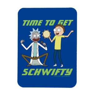 RICK OCH MORTY™ Dags att hämta Schwifty Magnet