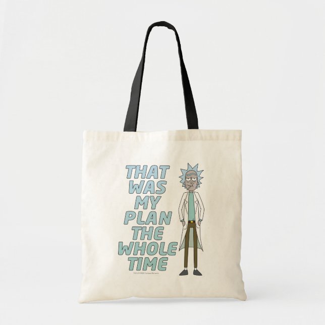 RICK OCH MORTY™| Det var min plan hela tiden Tygkasse (Framsidan)