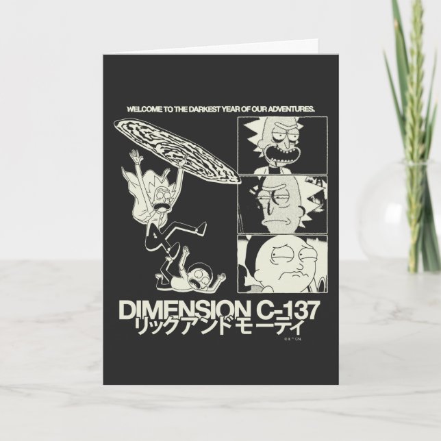 RICK OCH MORTY™ | Dimension C-137 Kort (Framsida)