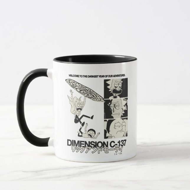RICK OCH MORTY™ | Dimension C-137 Mugg (Vänster)