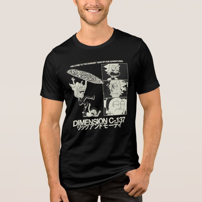RICK OCH MORTY™ | Dimension C-137 T Shirt (Framsida)