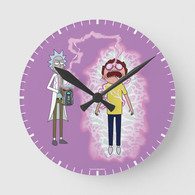 RICK OCH MORTY™| Du lever med konsekvenserna Rund Klocka (Framsida)