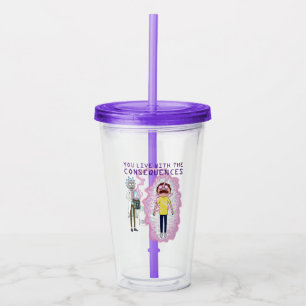 RICK OCH MORTY™ Du lever med konsekvenserna Take Away Mugg