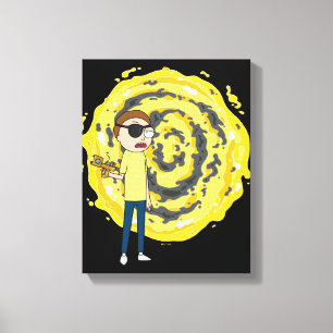 RICK OCH MORTY™ Evil Morty Portal Canvastryck