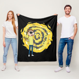 RICK OCH MORTY™ Evil Morty Portal Fleecefilt
