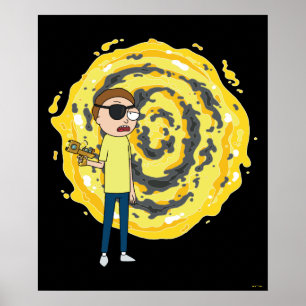 RICK OCH MORTY™ Evil Morty Portal Poster