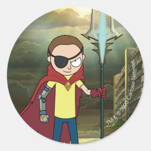 RICK OCH MORTY™ Evil Morty Runt Klistermärke