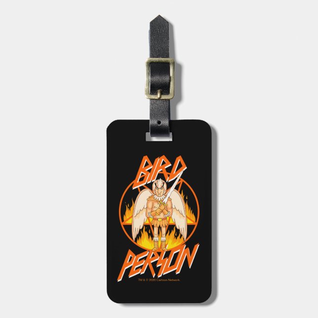 RICK OCH MORTY™| Fågelperson Pentagram Bagagebricka (Vertikal Framsida)