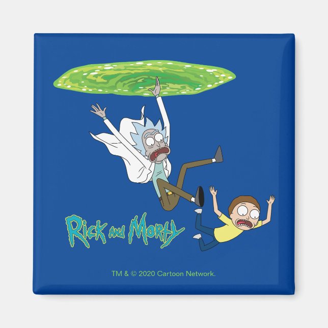 RICK OCH MORTY™| Fallande från portalen Magnet (Framsidan)