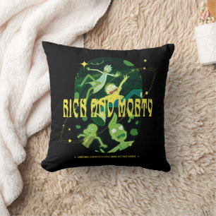 Rick och Morty Falling Quote Badge Kudde
