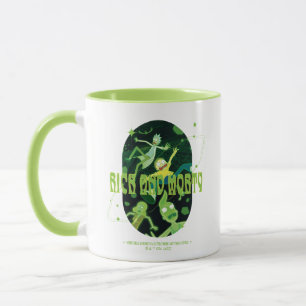 Rick och Morty Falling Quote Badge Mugg