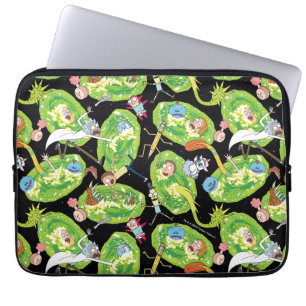 RICK OCH MORTY™ Flyg genom Portalerna Mönster Laptop Fodral