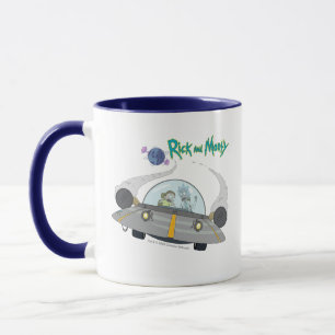 RICK OCH MORTY™ Flygning i rymden Frakt Mugg