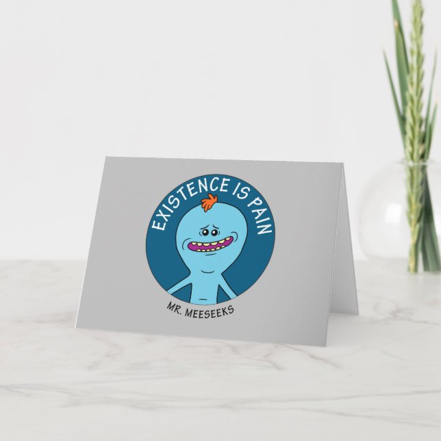 RICK OCH MORTY™| Förekomsten är smärtsam Kort (Framsida)