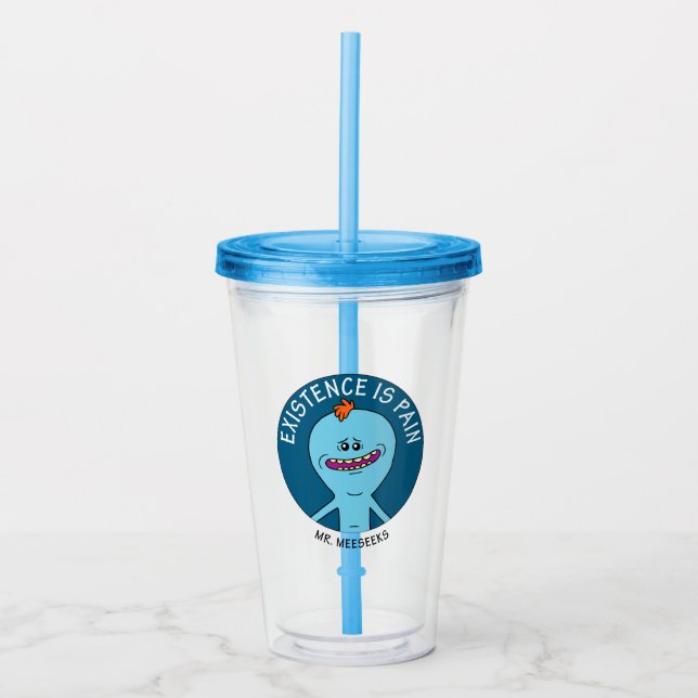 RICK OCH MORTY™| Förekomsten är smärtsam Take Away Mugg (Framsida)