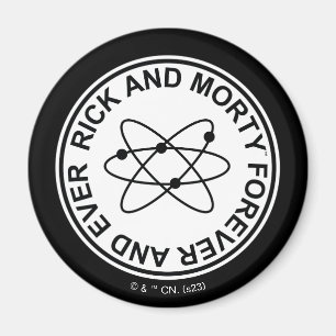 Rick och Morty Forever och All Atomic Badge Magnet
