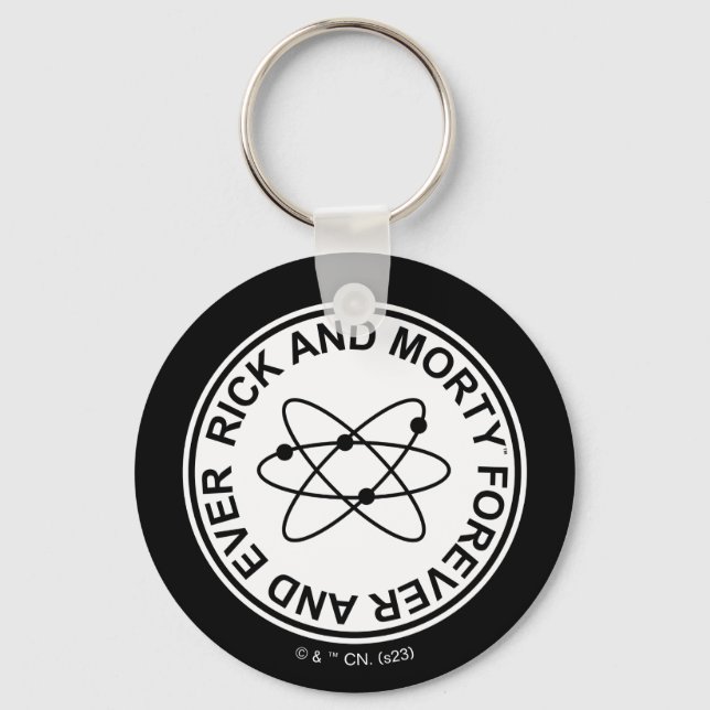 Rick och Morty Forever och All Atomic Badge Nyckelring (Framsida)