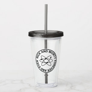 Rick och Morty Forever och All Atomic Badge Take Away Mugg